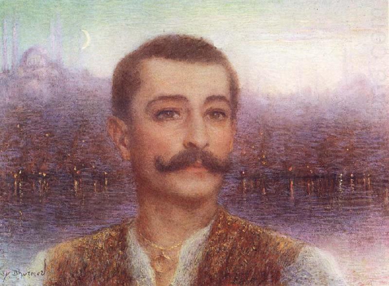 Lucien Levy-Dhurmer Portrait of Pierre Loti china oil painting image